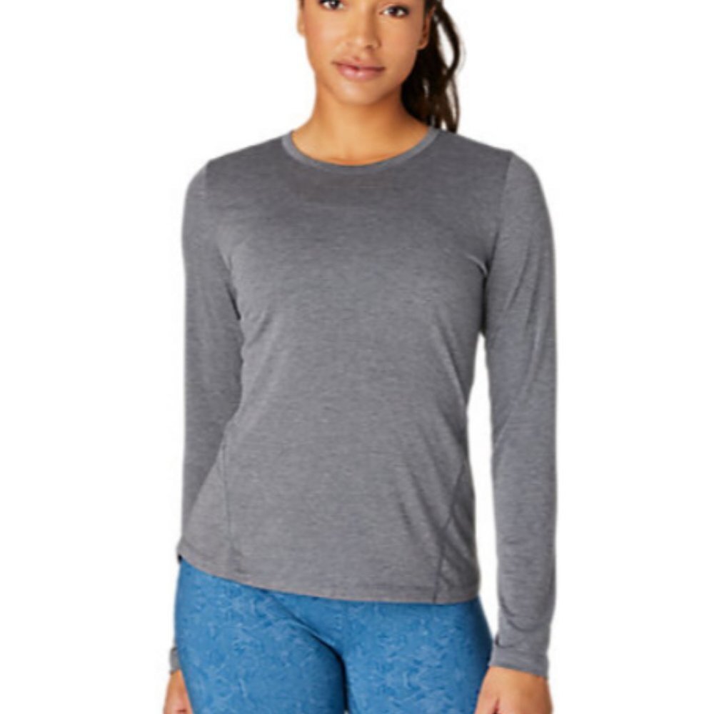 Asics Women's Knit Long Sleeve Heather Tee - M